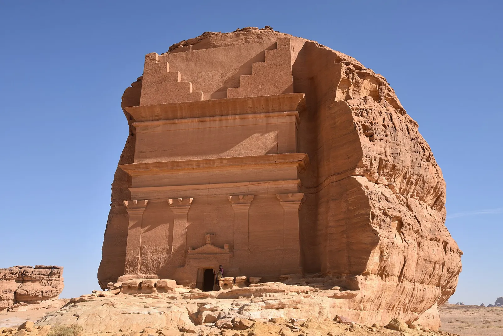 Qasr al-Farid tomb at Hegra, AlUla